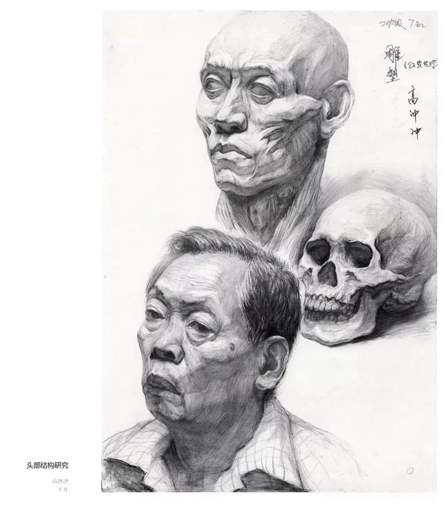 广州画室给大家整理的广美基础部留校作品,85