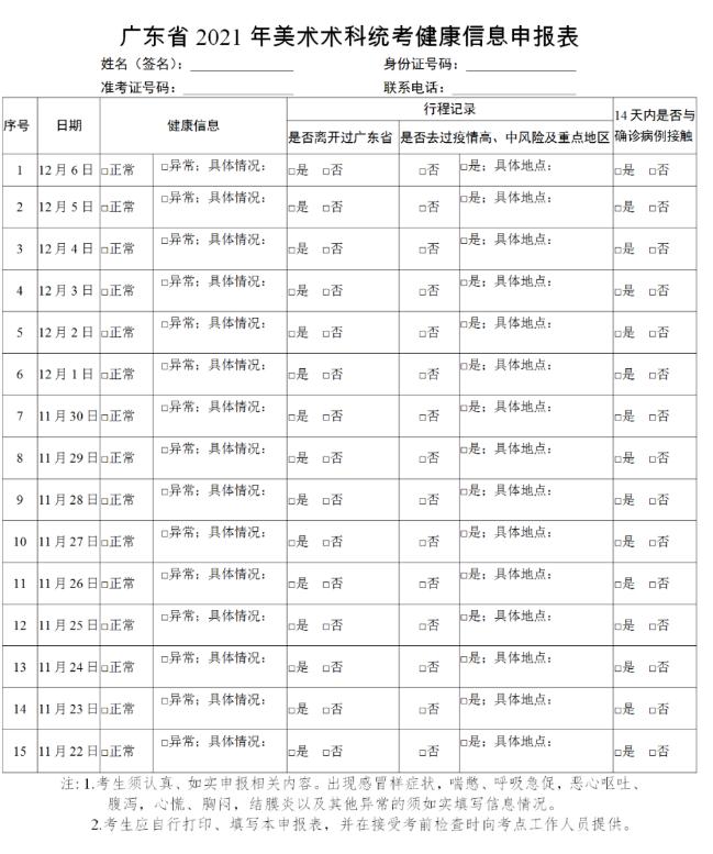 21年广东美术联考时间有改！（广州画室附考生守则及防疫工作指南）,03